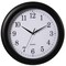 13.75 Inch Plastic Round Battery Operated Simple Modern Wall Clock - Office, ClassRoom, Livingroom, Dining Room, Bedroom and Kitchen Wall Decor